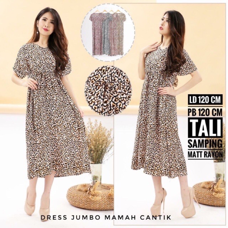 DASTER JUMBO DRESS MAMAH CANTIK JUMBO