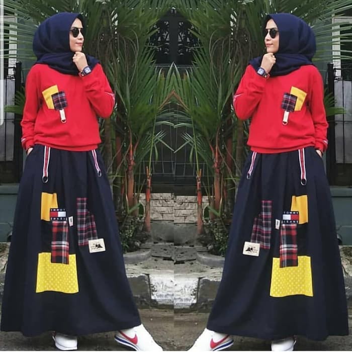 Baju Setelan Muslim Wanita/ VIANA SET PR001/ Setelan Setelan Terlaris - Pink Grey