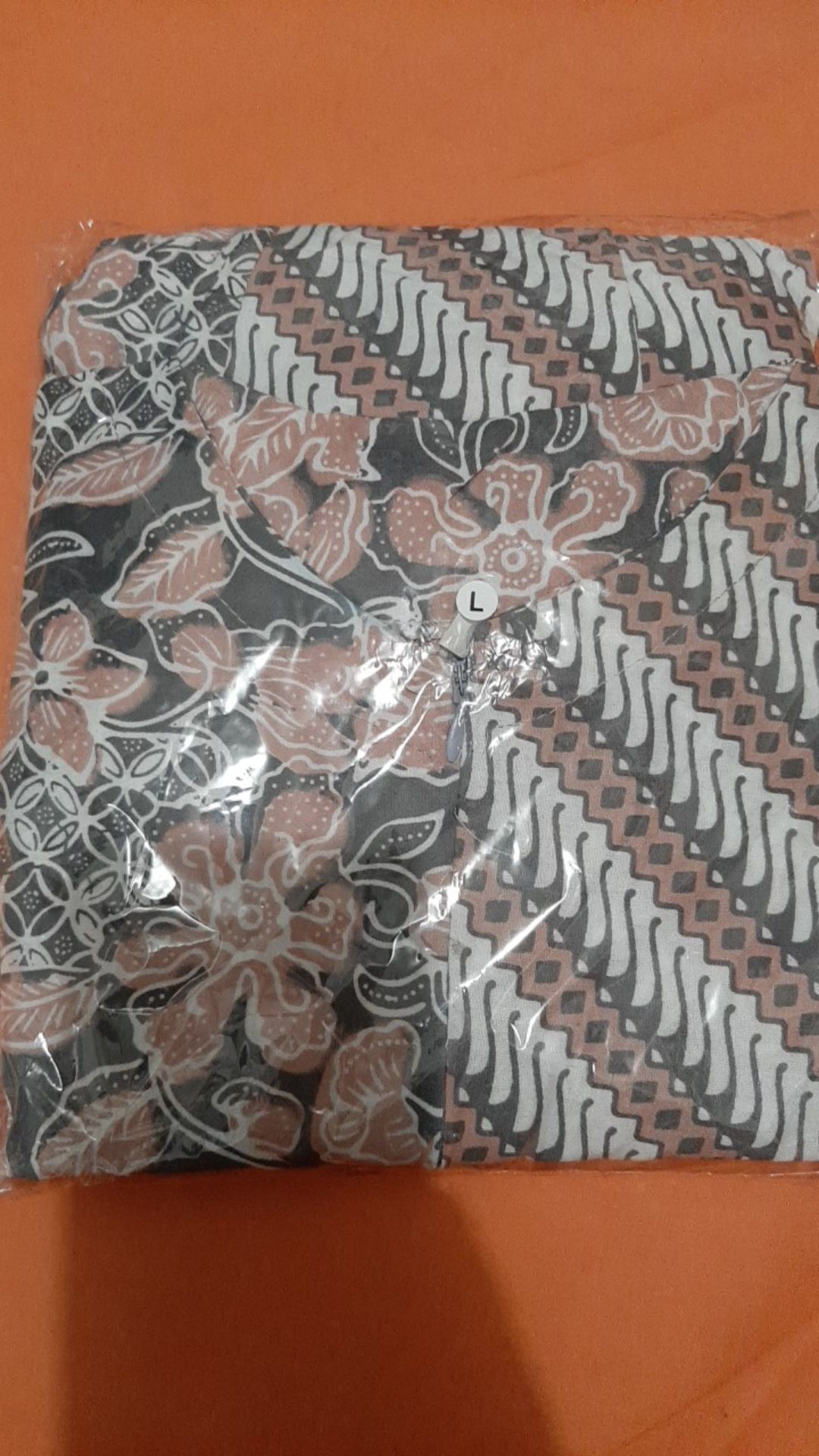 Tey-17 Batik Wanita Asj Sa Hrb026 Kenongo Kemeja Tosca Pendek