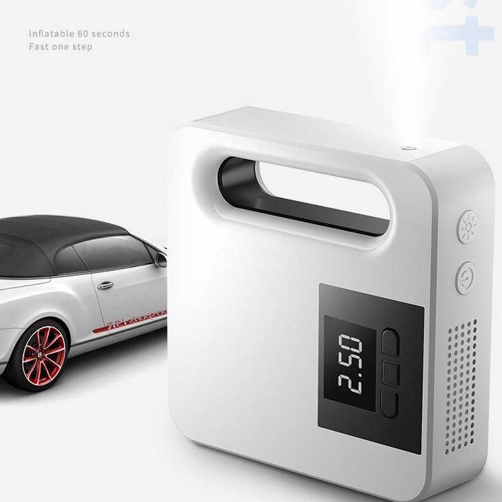 Pompa Angin Elektrik Portable / Pompa Angin Lcd Digital / Pompa Ban Mobil Dan Motor Elektrik - 35Psi