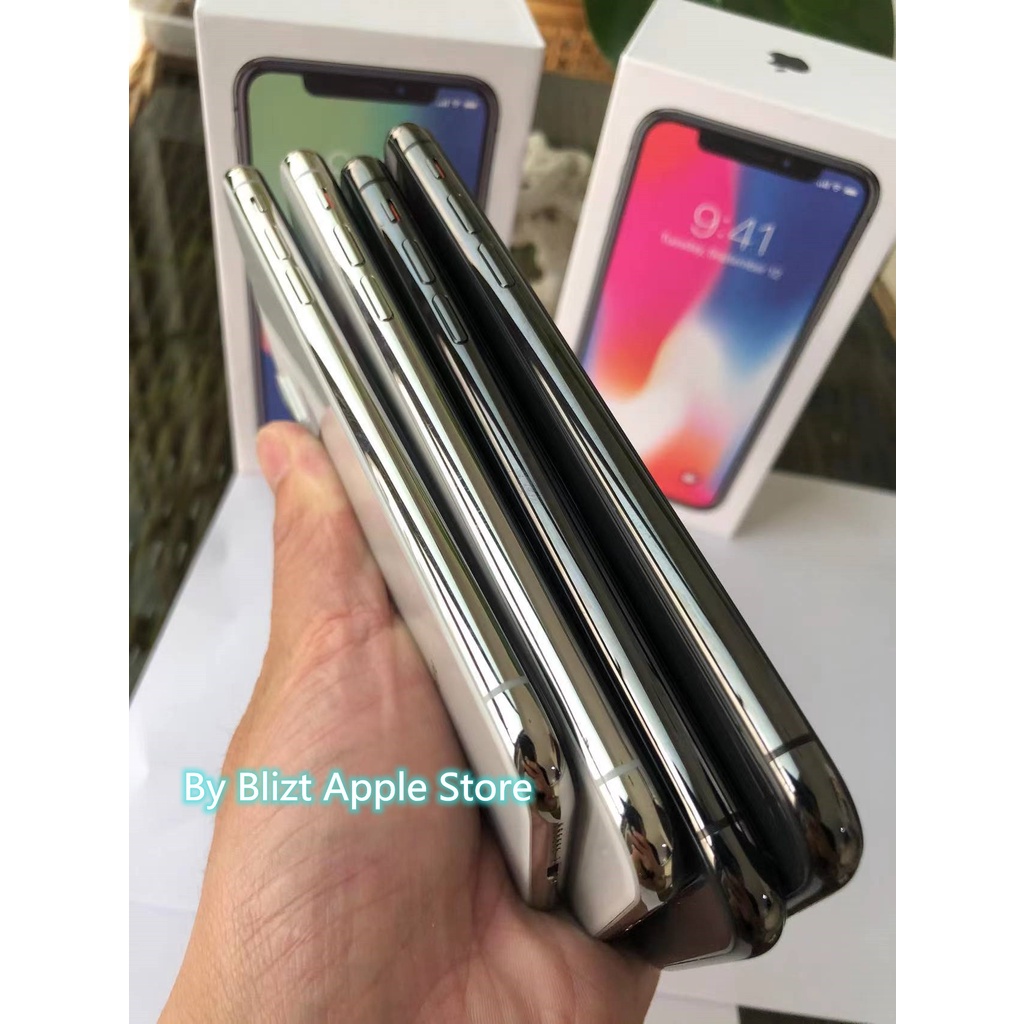 iPhone X 256GB All Sim Silent Fullset Original Second Like new Mulus100%  3utools All Green (Garansi 1 Tahun)