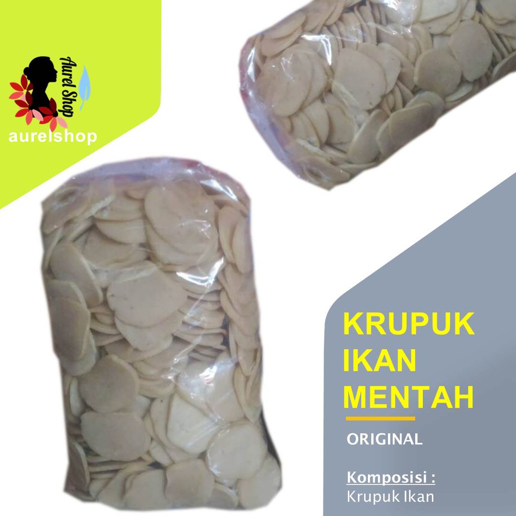 

Kerupuk Krupuk Ikan Mentah 1 kg (Fish Cracker)