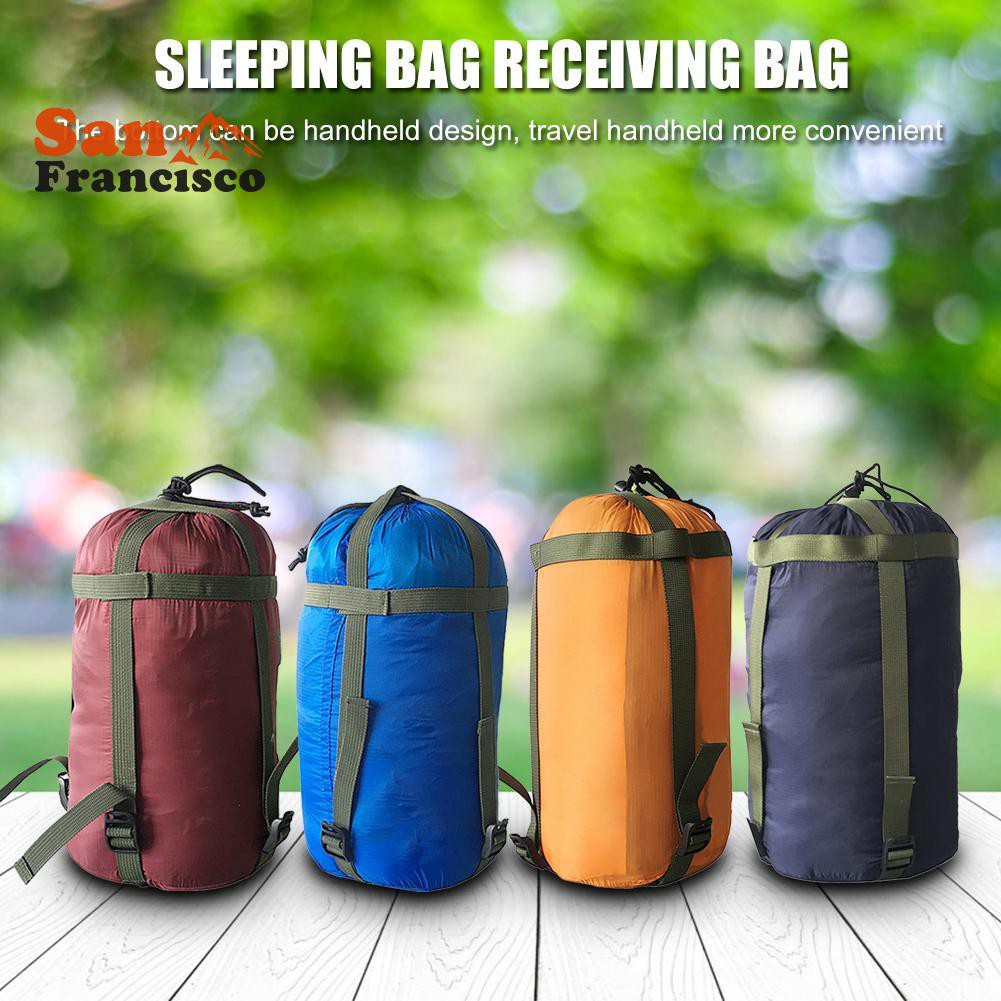 San New Camping Sleeping Bag Compression Stuff Sack Leisure Hammock Storage Packs Shopee Indonesia