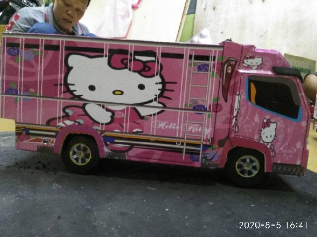 Miniatur Truk Canter S Captur Gambar Animasi Shopee Indonesia