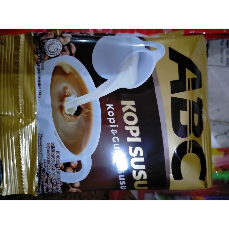 

KOPI ABC SUSU ISI 10 SACHET ,PER RENTENG