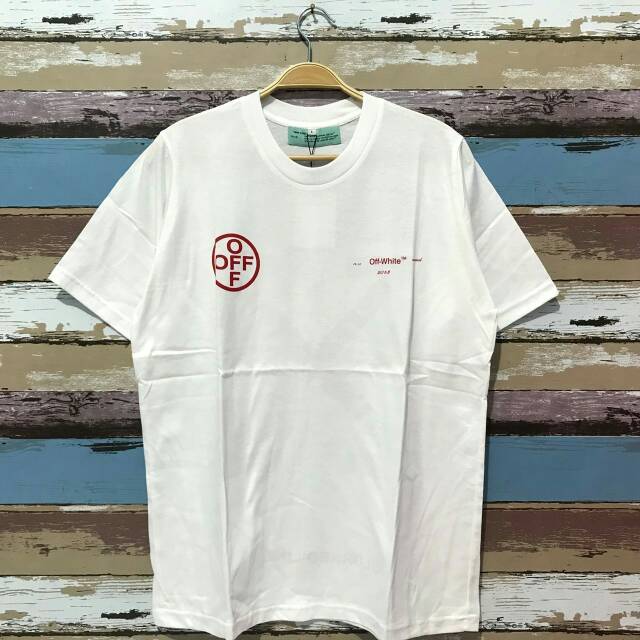 KAOS TSHIRT - OFFWHITE Blurred Lines high Premium