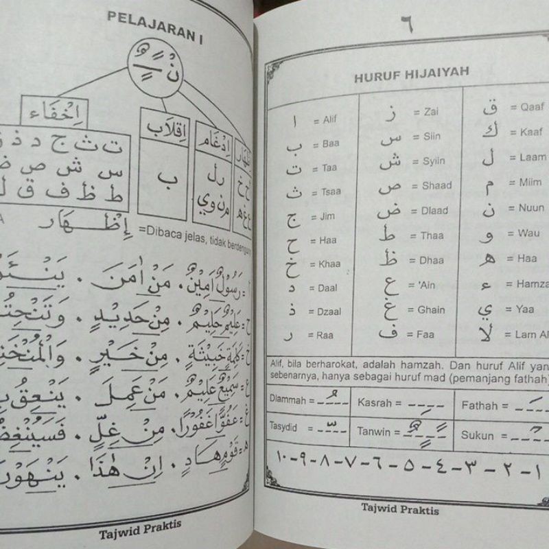 Buku TAJWID PRAKTIS Cara Cepat Belajar Mengaji / Pegangan Setiap Santri &amp; Ustadz