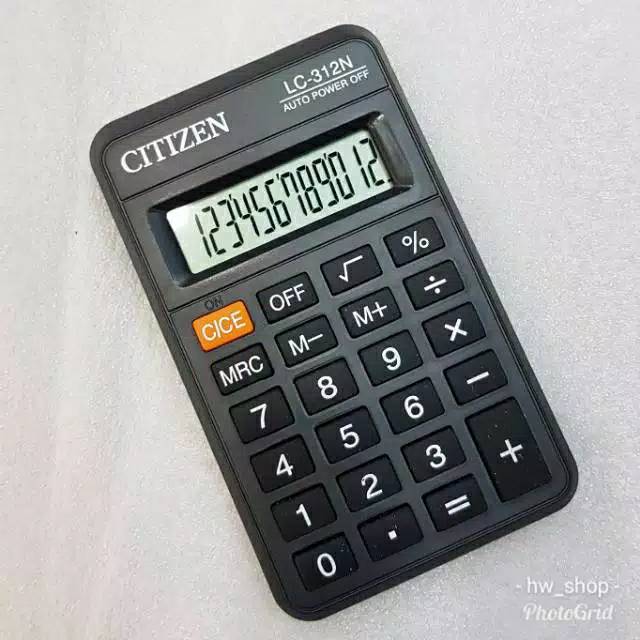 

Kalkulator Citizen Lc 312 N kalkulator Kecil Murah