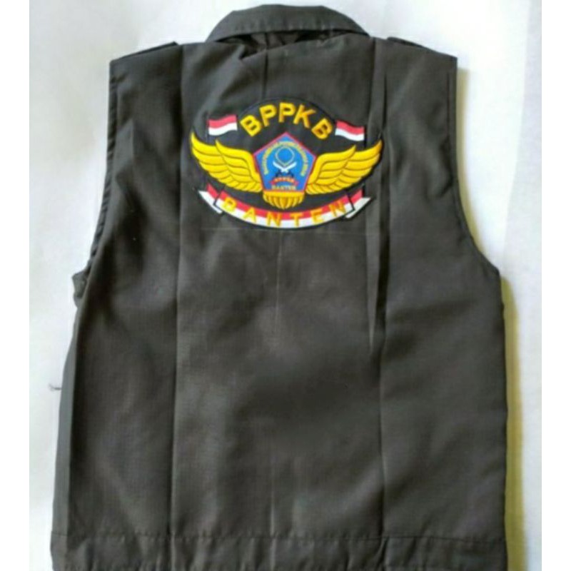 Rompi BPPKB Banten bordir depan belakang