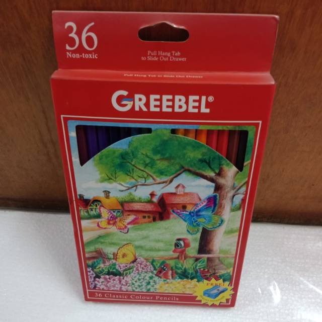 

Pensil Warna Greebel 36 Classic Colour Pencils Non-Toxic