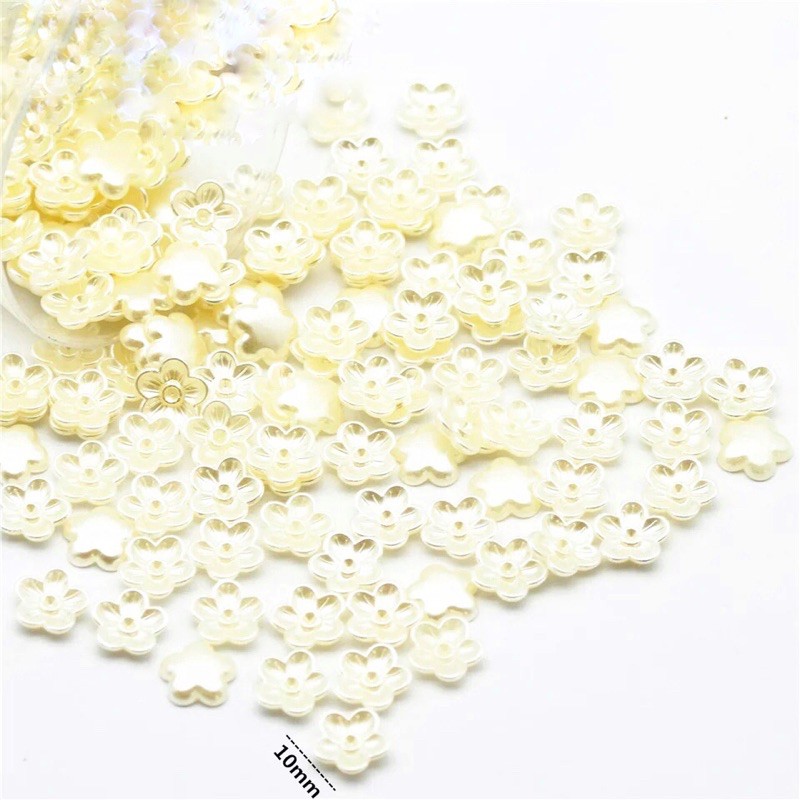 RESIN BUNGA GARDENIA WHITE BAHAN CRAFT BAHAN TASBIH DIGITAL BLING BLING