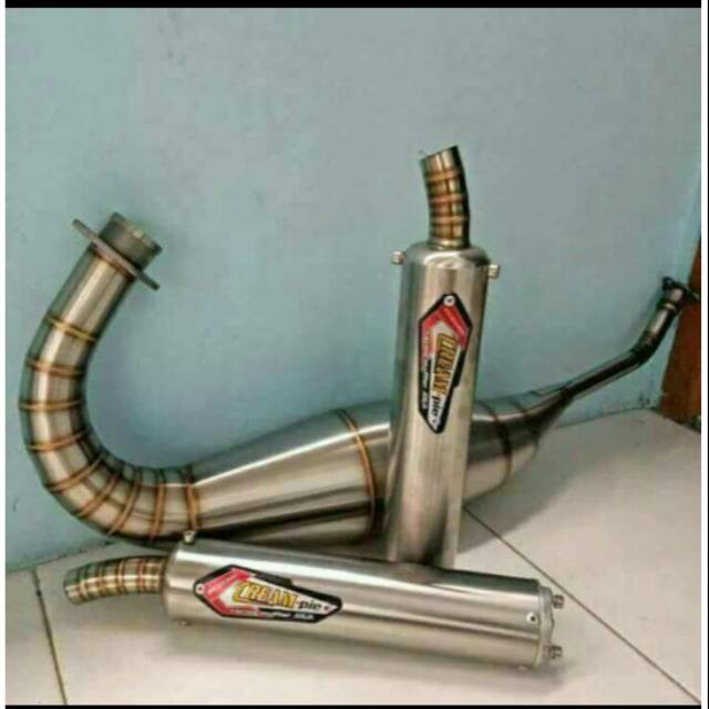 Knalpot creampie zz1 ninja 150  R RR SS stenlis
