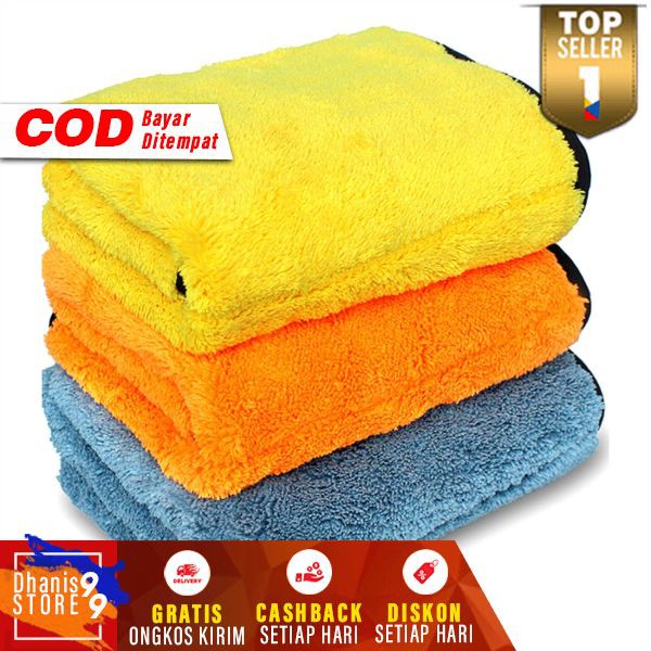 Handuk Microfiber 45x38 cm Anduk Mikrofiber Lembut