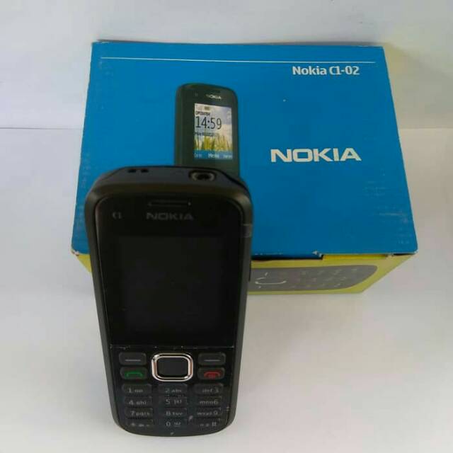 Handphone Jadul Nokia C1-02 Bisa Memori Card  Belum kamera Hp Jadul