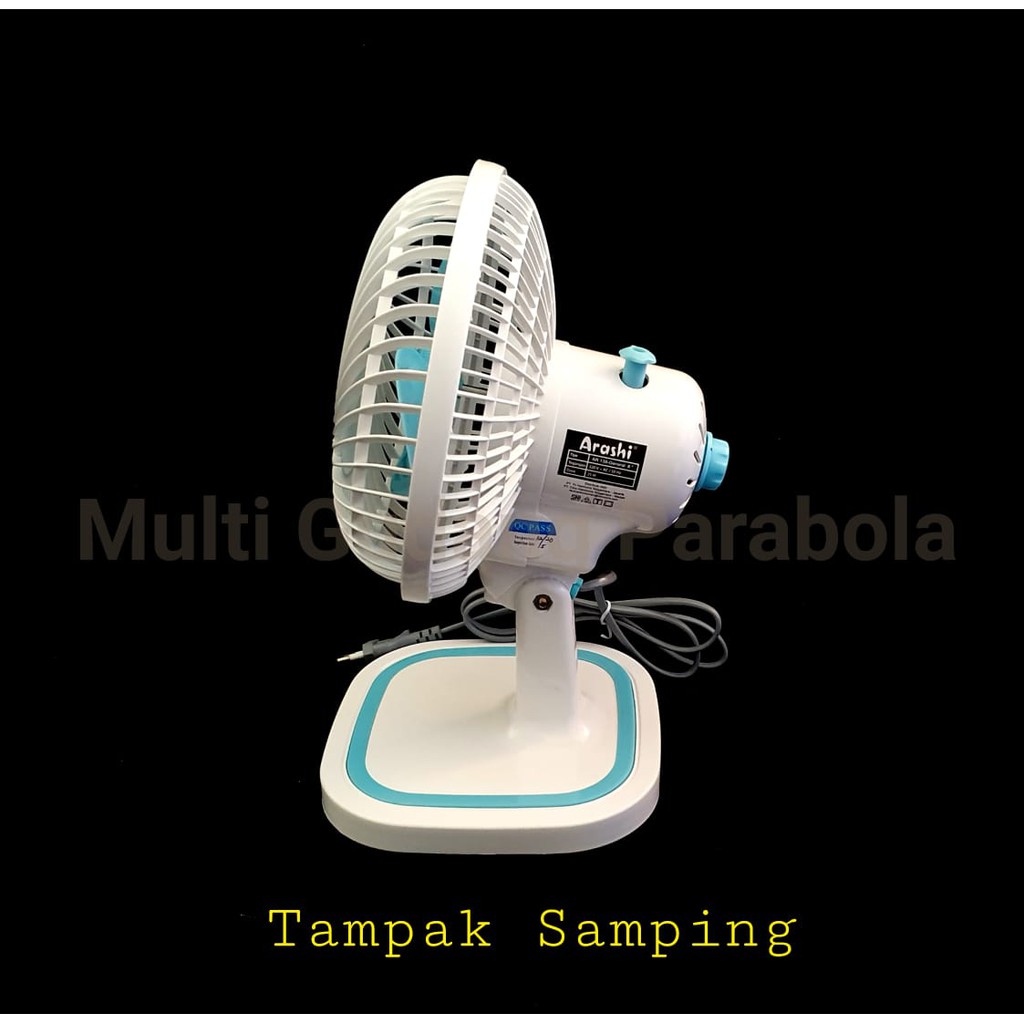 Deskfan Arashi 8 inch AR 138 General fan SNI SWING Kipas Meja Duduk Super Murah