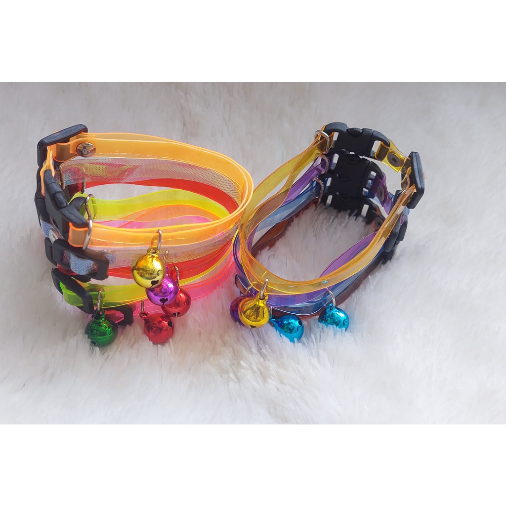 Kalung Kucing anti air Jelly Transparan