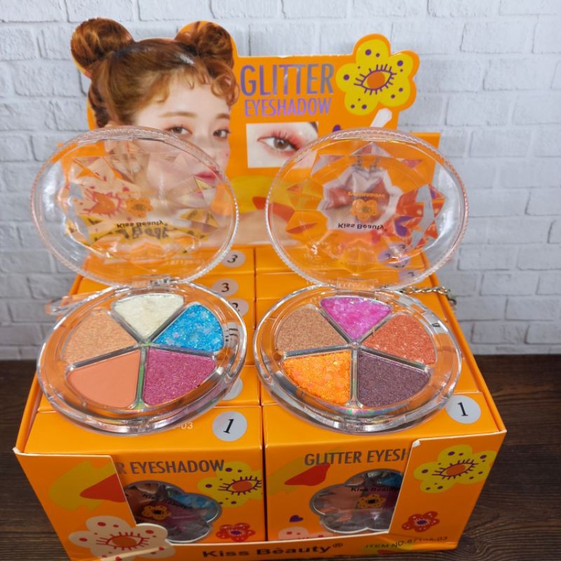 EYESHADOW GLITTER KISS BEAUTY  NO.87135-03