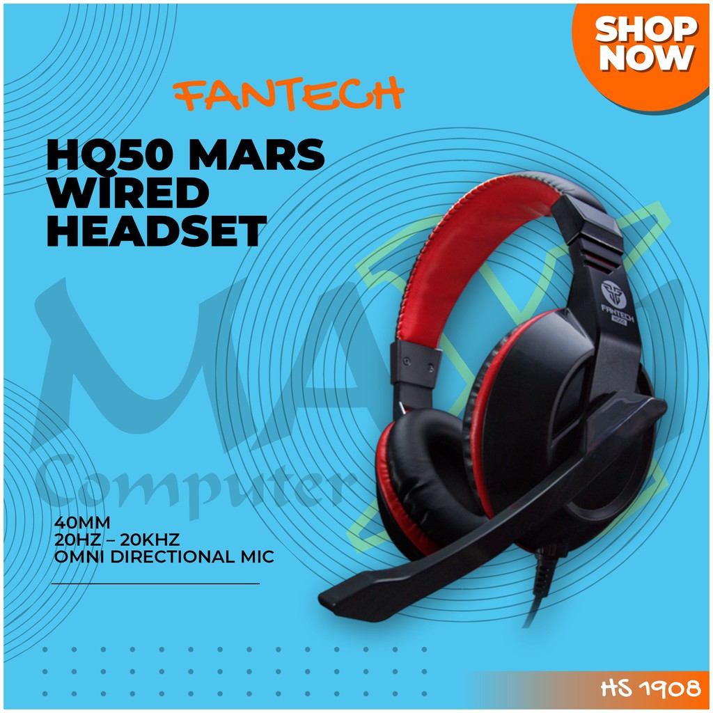 Headphone Gaming Fantech Mars HQ50 - Headset Fantech HQ-50