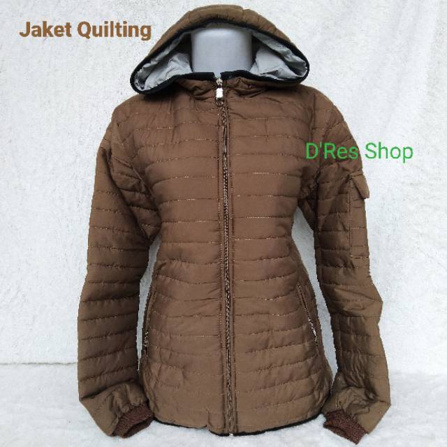 Jaket QUILTING gelembung Topi