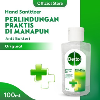 Dettol Hand Sanitizer Original 100 ml Fliptop Bottle