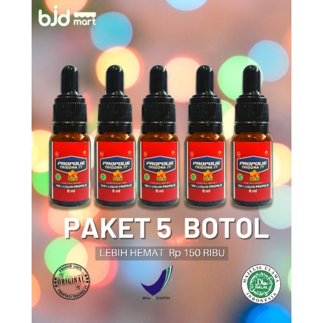 Propolis Trigona77 paket 5 botol (1 Paket Propolis Trigona77)