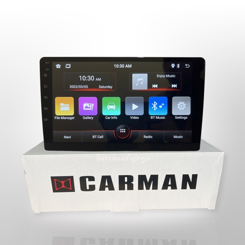Headunit Android Carman 7 inch 9 inch dan 10 Inch Memory RAM 2/32-4