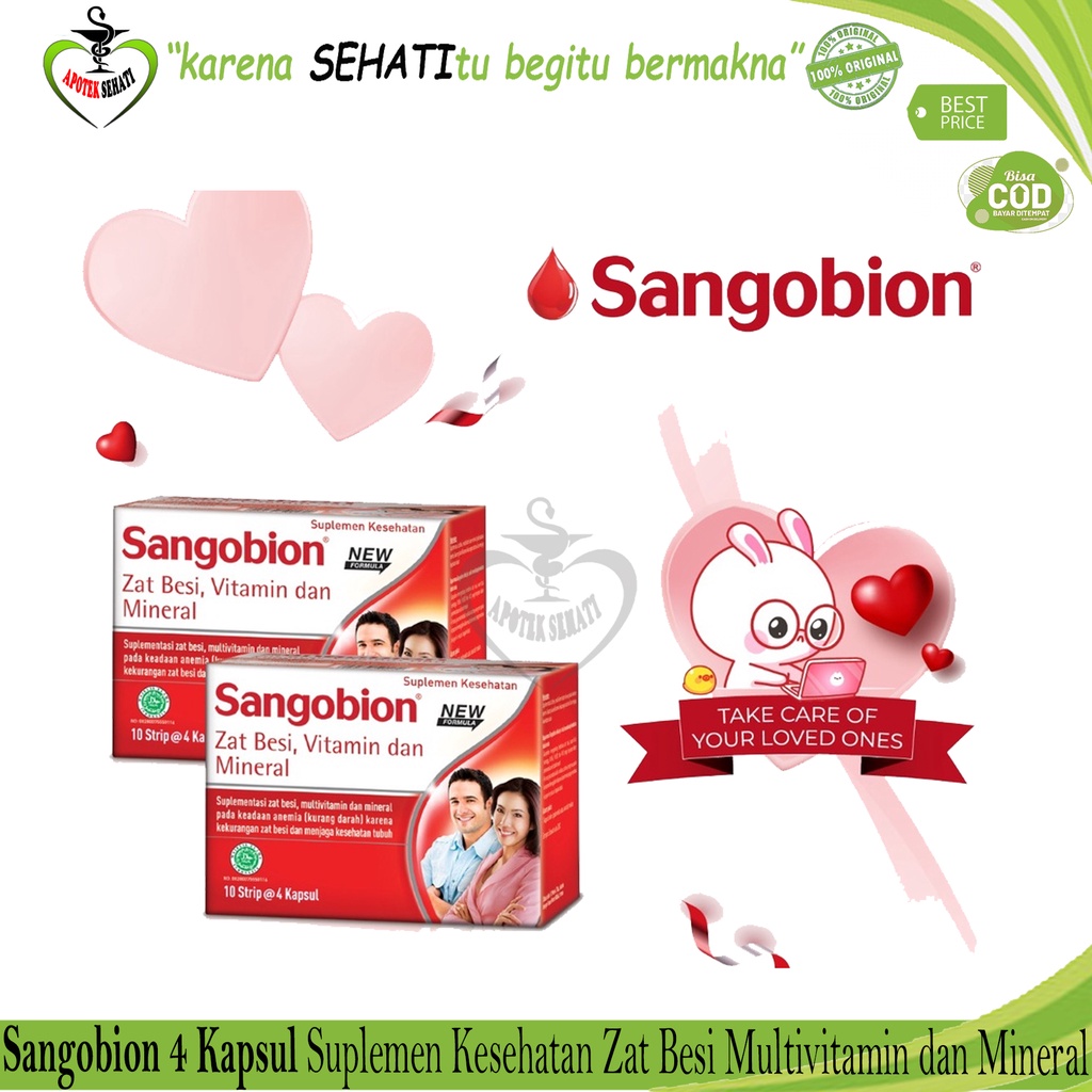 Sangobion penambah darah isi 4kapsul