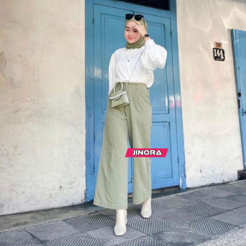 Highwaist Kulot Linen Premium Laura Slim Kulot Highwaist / Kulot Linen