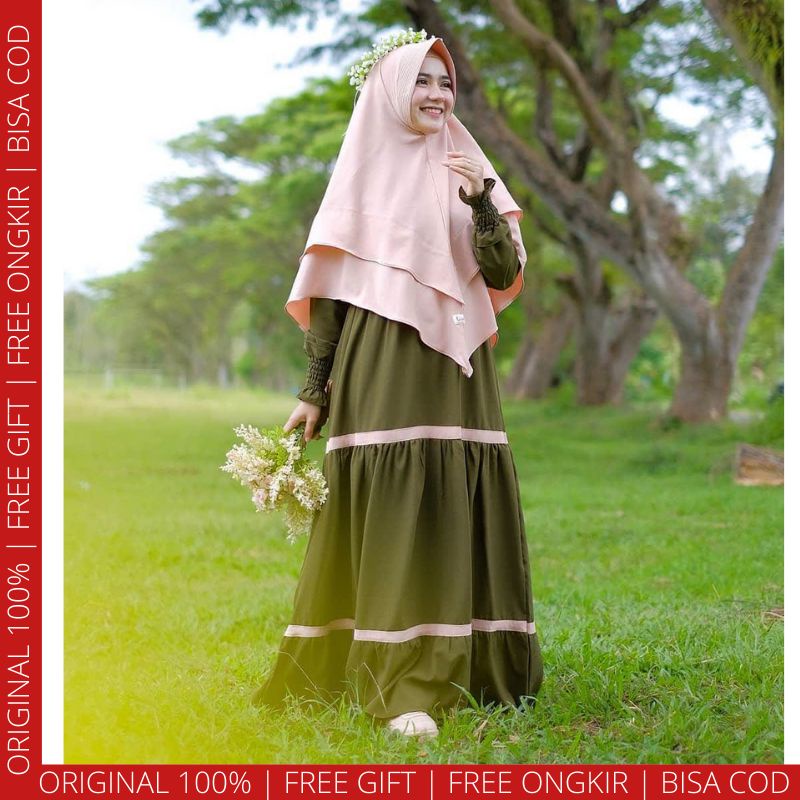 GAMIS SYAR'I/GAMIS KULIAH/DRESS MUSLIM TERLARIS/BAHAN ADEM/MARISSA BY LANELLA
