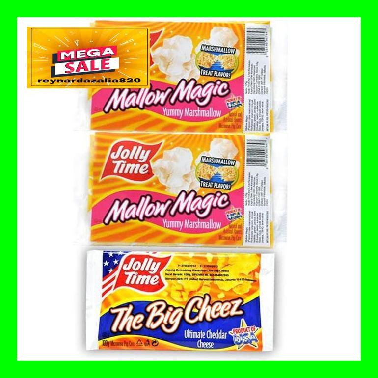 

Chrnar Paket Duo Mallow Cheez (2Mm, 1Tbc) - Jolly Time Mircowave Popcorn Chch50D