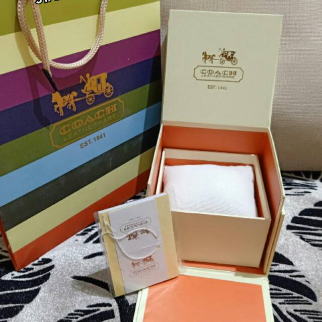 KOTAK JAM TANGAN BOX COACH ORIGINAL
