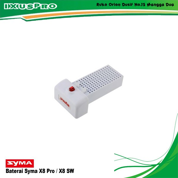Baterai Syma X8 Pro Syma X8 Sw Original Battery Lipo Drone Syma X8 Sw 2S 7.4V 2000Mah