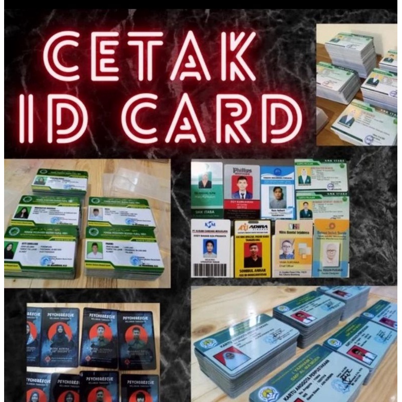 

cetak PVC Id Card full color 2 sisi
