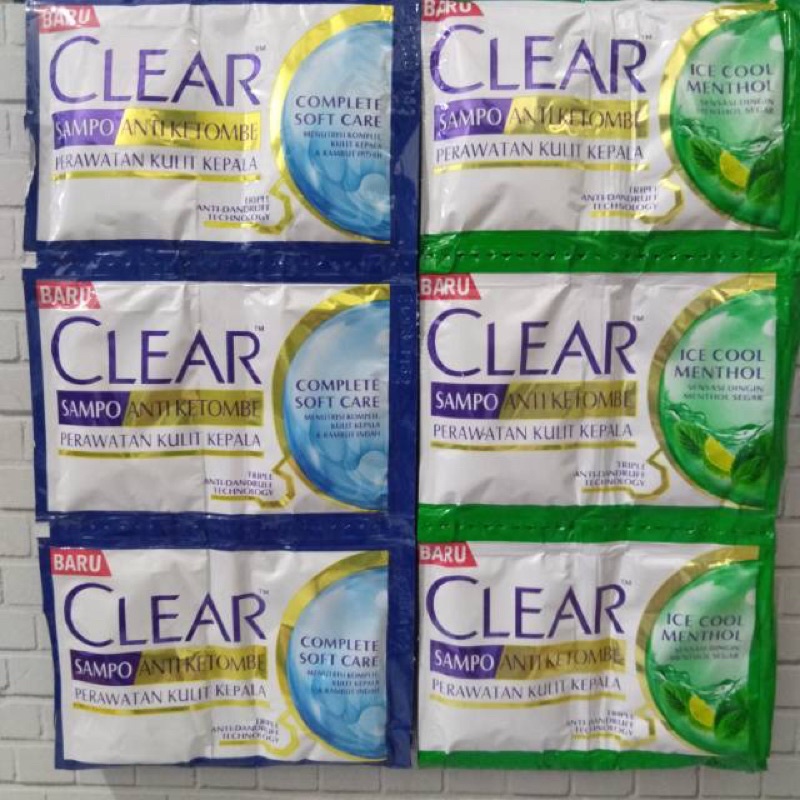 Shampo CLEAR Renceng isi 12 x 9ml
