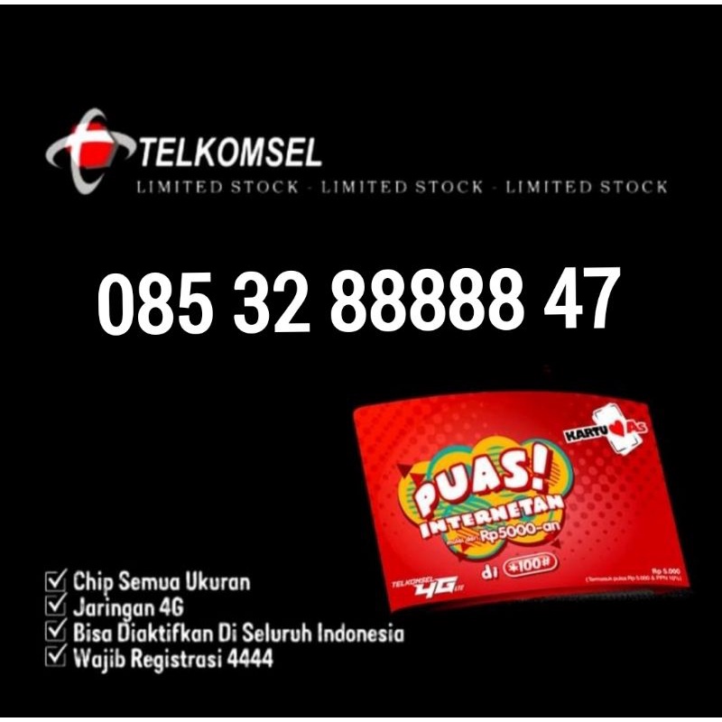 Nomor cantik kartu as panca 085 32 88888 xx