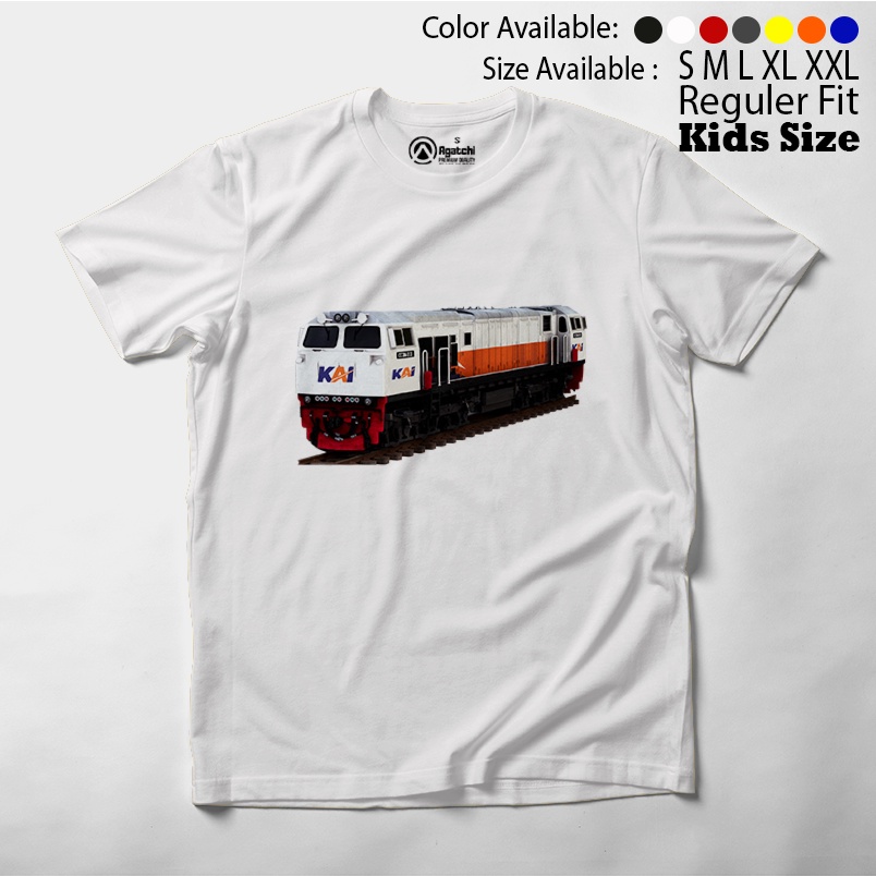 Baju Anak / Kaos Atasan Anak Laki Laki Kereta Api KAI CC206