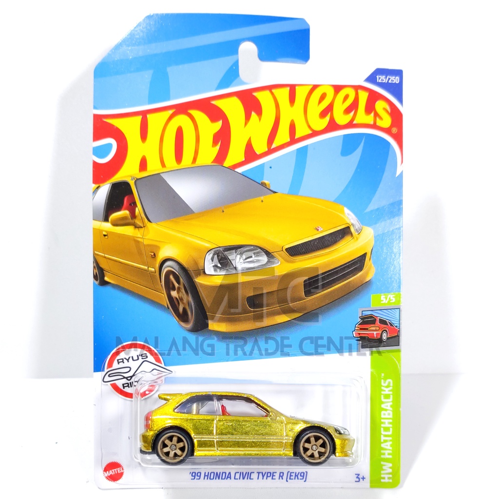 Hot Wheels 99 Honda Civic Type R EK9 Super Treasure Hunt STH