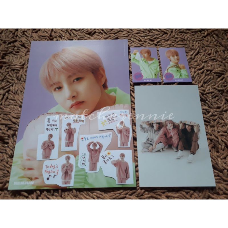 [BOOKED 4.4] Season's Greetings 2021 SG21 NCT Dream Renjun set (A4 Poster+2 Game Card+Sticker)