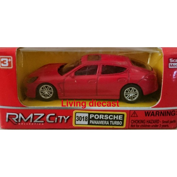 Diecast RMZ Porsche panamera skala 64 (Red color)