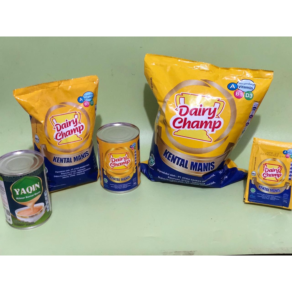 Susu Krimer Kental Manis SKM Dairy Champ bantal 1Kg