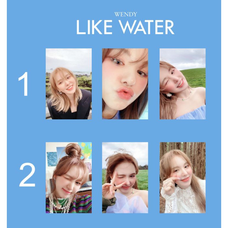 [ READY STOCK ] RED VELVET WENDY LIKE WATER PHOTOCARD