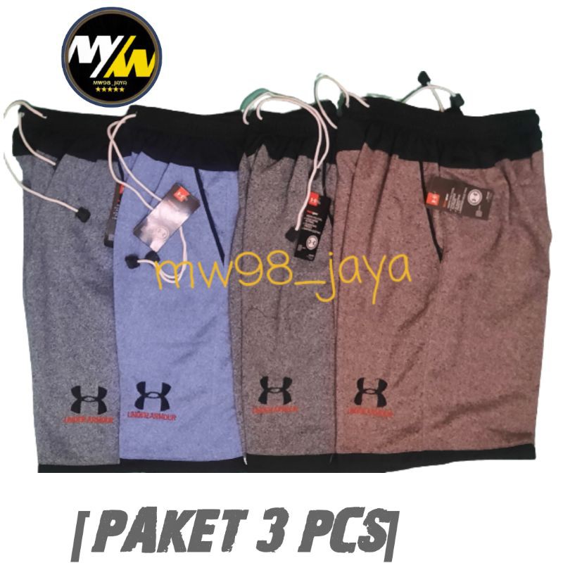 PAKET 3 PCS||CELANA PENDEK KOLOR PRIA/KOLOR PENDEK/CELANA SANTAI/CELANA TIDUR