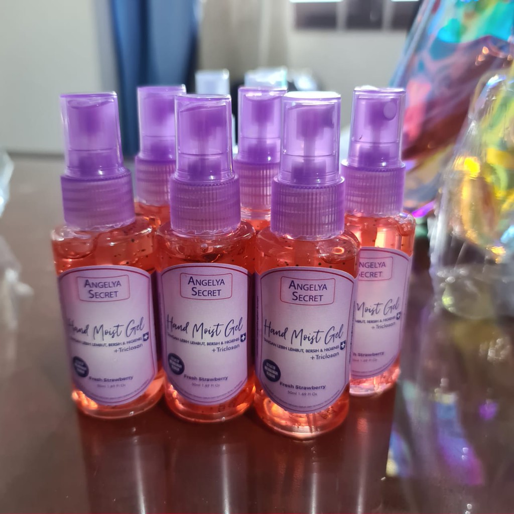 Angelya Secret Hand Sanitizer Moist Lotion 50ml