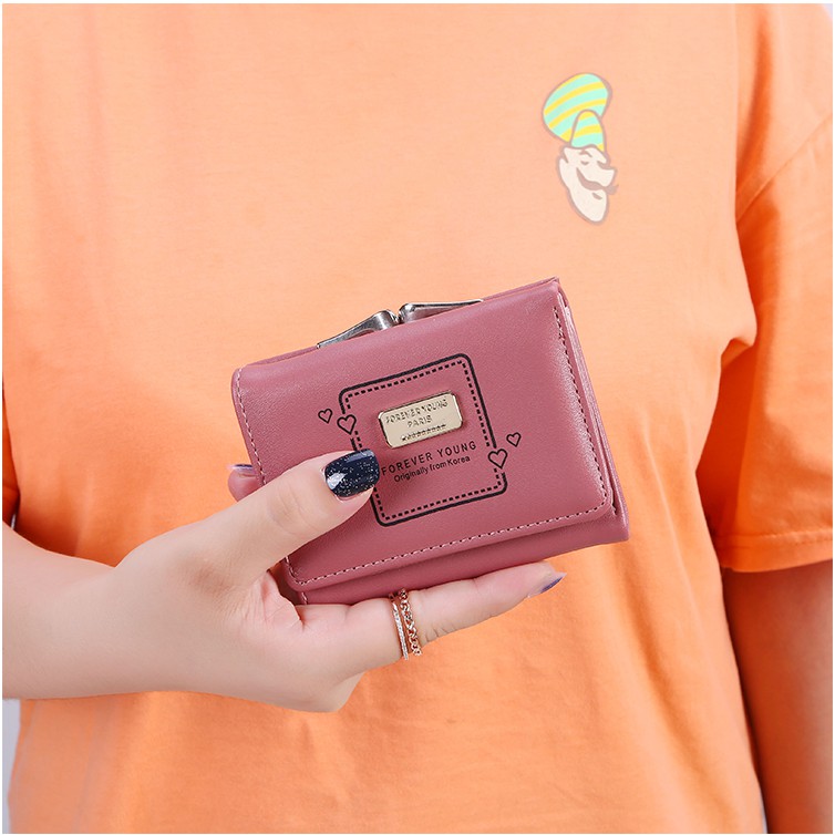 (27AN.ID) COD Forever young Polos F8  Dompet Wanita Import Real Pic dompet wanita import  mini C11-1