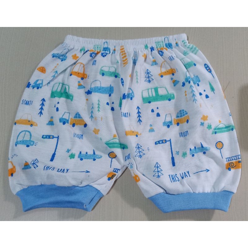 Celana Pendek Bayi Katun RIB 0-6 Bulan 1Pcs Celana Pendek Harian Bayi Celana Bayi Lusinan Harga Grosir