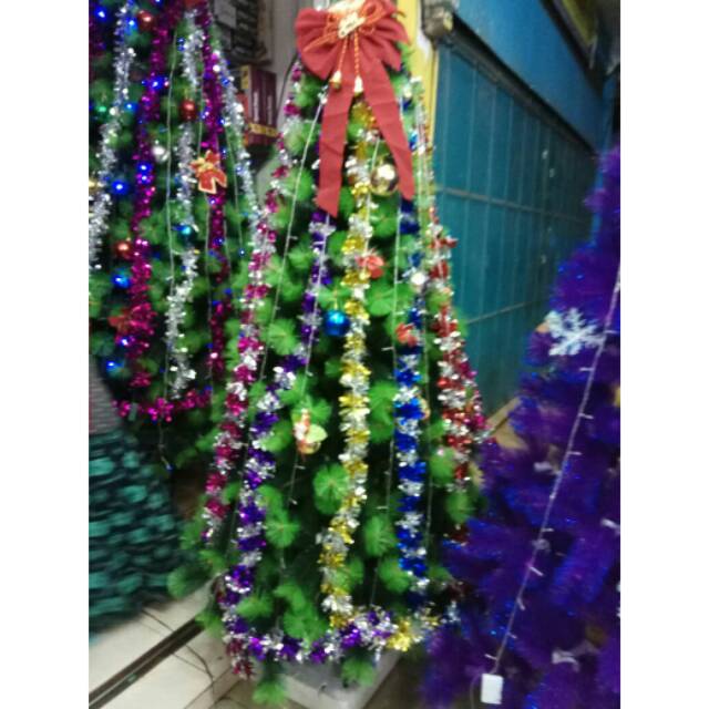 Pohon natal 7feet 2,1m +aksesoris