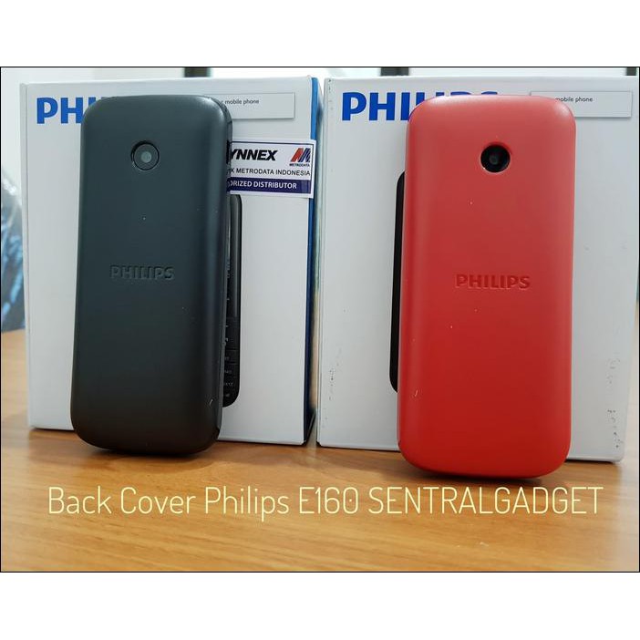 Handphone Philips E160 Xenium Garansi Philips Indonesia By Sg  - Hitam