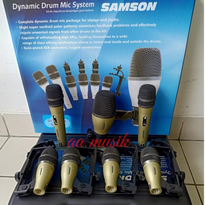 MIC DRUM SET SAMSON DMK 7 KID