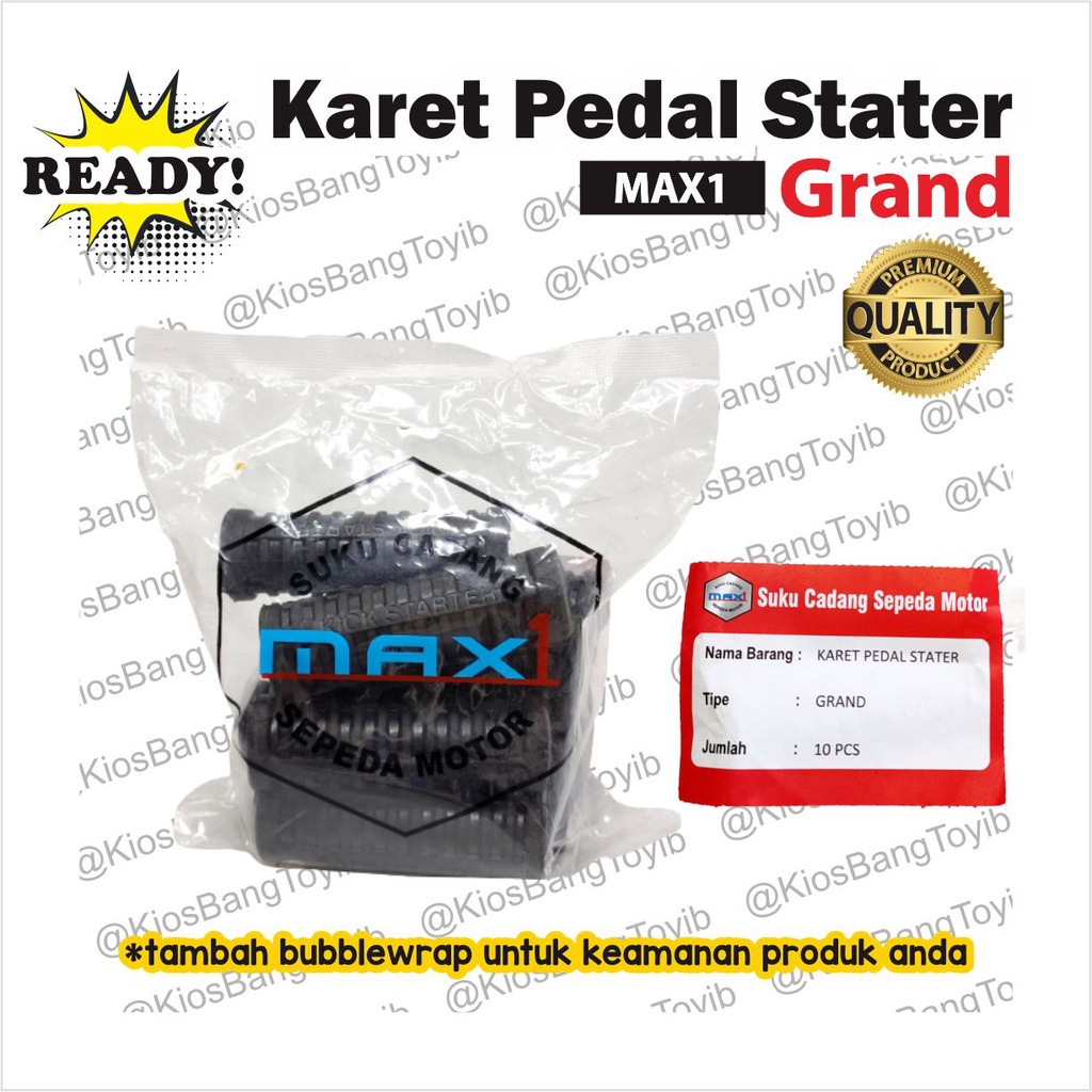 Karet Selahan Pedal Stater Grand Supra Karisma Revo Blade (MAX1)