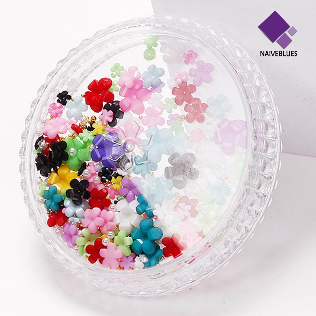 Ornamen Bunga 3D Bahan Resin Untuk Dekorasi Nail Art